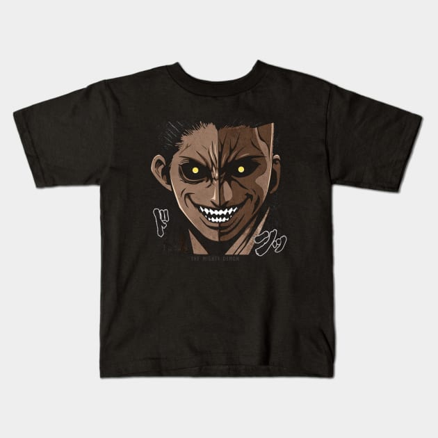 Kure Erioh Kengan Ashura Manga Kids T-Shirt by JPNDEMON